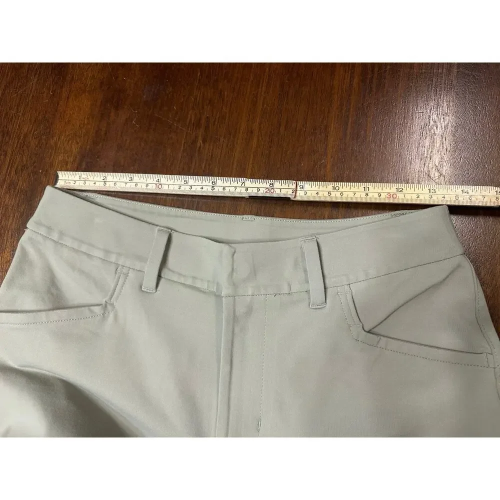 Public Rec Workday Short Chino Pants 28/32 Sage Green Preppy Office Performance